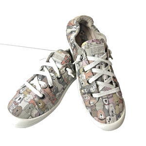 Bobs from Skechers Dogs Breeds Shoes Womens 10 Memory Foam Slip On Comfort Flats